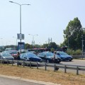 (Foto) Dva lančana sudara kod Sava centra, nema povređenih