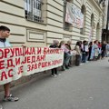 Protest podrške maturantima u blokadi Ekonomske škole