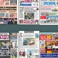 Naslovne strane današnjih novina: Prelistavanje štampe za nedelju, 20. jul 2025. godine
