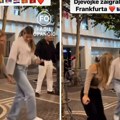 Naše devojke napravile pravi šou nasred ulice u Frankfurtu: Noge pletu li pletu, prolaznici u čudu