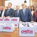 Srpska napredna stranka prva predala listu