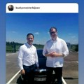 Vučić i Mali se provozali novom obilaznicom oko Beograda (VIDEO)