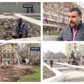 Gradilište na Trgu Nikole Pašića nije obezbeđeno na vreme: Građanima još uvek nije jasno zašto se fontara ruši