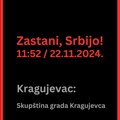 Zastani Srbijo i u Kragujevcu