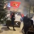 Isplivao snimak pucnjave u Prištini tokom meča Srbija - Albanija! Došao sa zastavom zločinačke UČK, izvadio pištolj i počeo da…