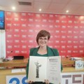 Priznanje za novinarku Euronews Srbija na festivalu Interfer