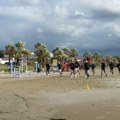 Ciklon na Kipru sprečio Partizan da izađe na teren: Trening na plaži za oko i dušu