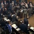 Fizički sukob u parlamentu pre glasanja