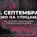 Studenti u blokadi su najavli učešće na protestu srednjoškolaca 1. septembra