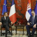 Vučić i Makron u Palati Srbija Sastanak dvojice lidera u toku (foto)