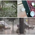 (Video) Grad zasuo Veternik, oluja opustošila Šid Kiša i vetar paralisali saobraćaj
