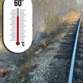 Šok na srpskim šinama! Radnici na ovom delu pruge izmerili 60°c, oko njih je sve gorelo: Onda je nastao haos