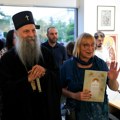 Patrijarh Porfirije otvorio izložbu "Svetlost Logosa" u Galeriji Kolarca