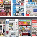 Naslovne strane sutrašnjih novina: Prelistavanje štampe za subotu, 3. januar 2026. godine