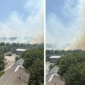 VIDEO: Gori kod Mužljanskog mosta, vatrogasci gase požar