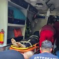 Velika akcija spasavanja u Vranju: Vozač izgubio kontrolu, traktor ga priklještio, vatrogasci spasioci pojurili na mesto drame…
