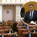 Cirkus u hrvatskom Saboru: Premijer podneo izveštaj, opozicija lupala o klupe iz sve snage, Plenković samog sebe nije čuo…