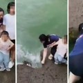 Porodično druženje umalo da se završi katastrofom: Ovaj snimak izaziva jezu i nevericu