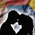 Svadba Srbina Dejana i Bosanke Elmedine zapalila region: Uz dve zastave koje su se sve vreme vijorile, mladenci poručili -…