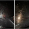 (Video) Pljušti na severu Vojvodine! Auto-put pod vodom! Pogledajte snimak jakog nevremena kod Bačke Topole