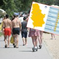 Upozorenje RHMZ-a: Cela zemlja obojena u narandžasto, a ovom gradu u Srbiji biće najtoplije ove nedelje – stiže 40 stepeni