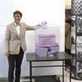 Predsednica Skupštine Srbije Ana Brnabić glasala na Savskom vencu