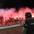 FOTO Provokacija za „grobare“ i Partizan: Pogledajte šta su uradili navijači Zvezde na stadionu u Humskoj posle derbija