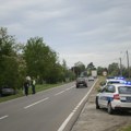 Zapalio se automobil kod naplatne rampe Vrčin, saobraćaj se odvija otežano