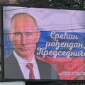 Na bilbordima u centru Niša - rođendanska čestitka Vladimiru Putinu