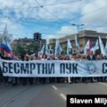 Marš 'Besmrtni puk' u Beogradu predvođen ministrima Vlade Srbije