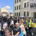Studentski protest u Čačku: Blokirana tri kružna toka u gradu