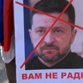 „Nisi dobrodošao“: Protest u Beogradu protiv posete Zelenskog