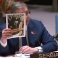 Vučić j eprozreo vjosinu prljavu nameru Šef države u UN precizno izložio težak položaj našeg naroda na KiM u ukazao na…