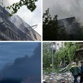 Stravične scene u Harkovu: Ljudi vrište i beže iz zapaljenih zgrada dok grad trešti od eksplozija
