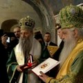 Patrijarhu Porfiriju uručeno najviše odlikovanje Makedonske pravoslavne crkve