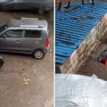 Zemlja se otvorila i progutala automobil Jeziv snimak sa parkinga, sve se desilo u nekoliko sekundi (video)
