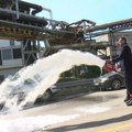 Vežba specijalizovane jedinice za gašenje požara