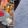 Račun iz beogradskog restorana zapalio mreže: Za ovo tražili 1.650 dinara, ljudi ne mogu da veruju šta su dobili