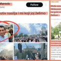 Na protestima bivša crnogorska ministarka poznata po antisrpskim stavovima