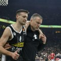 Meč tek što je počeo, a Partizan u velikom problemu: Povredio se Aleksa Avramović!