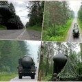 Rusi sakrili nuklearnog monstruma u šumi: Zastrašujući snimak, vozilo napustilo bazu, vojnici ga prekrivaju kamuflažnom…