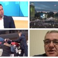 Traktor kao simbol otpora: Peđa Mitrović i Nebojša Petković o sinoćnjem protestu na Slaviji