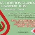 Crveni krst Leskovac poziva sugrađane da danas do 15 sati dobrovoljno daju krv