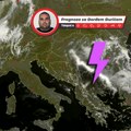 Pogledajte vrtlog snažnog ciklona nad Srbijom: Ovde će nam doneti najjače pljuskove sa grmljavinom