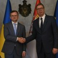 Vučić sa ministrom spoljnih poslova Ukrajine Dmitrom Kulebom