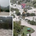 Poplave širom Crne Gore: Voda prodrla u kuće, sela odsečena od sveta