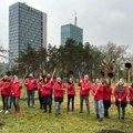 MOL Serbia posadila više desetina stabala u beogradskom parku „Ušće”