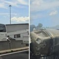 Tragedija na auto- putu: Kamiondžija se zakucao direktno u vozilo, povređeno još 18 ljudi (foto/video)