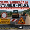 Obustava saobraćaja na putu Arilje – Prilike: zbog asfaltiranja zatvara se deonica kroz Trešnjevicu