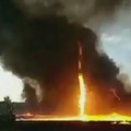 VIDEO Vatreni tornado snimljen blizu Černobilja: Požari izbili nakon pada ruskih dronova
